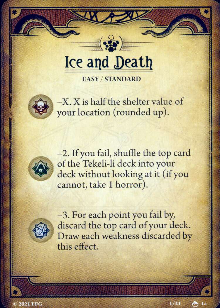 Lód i śmierć