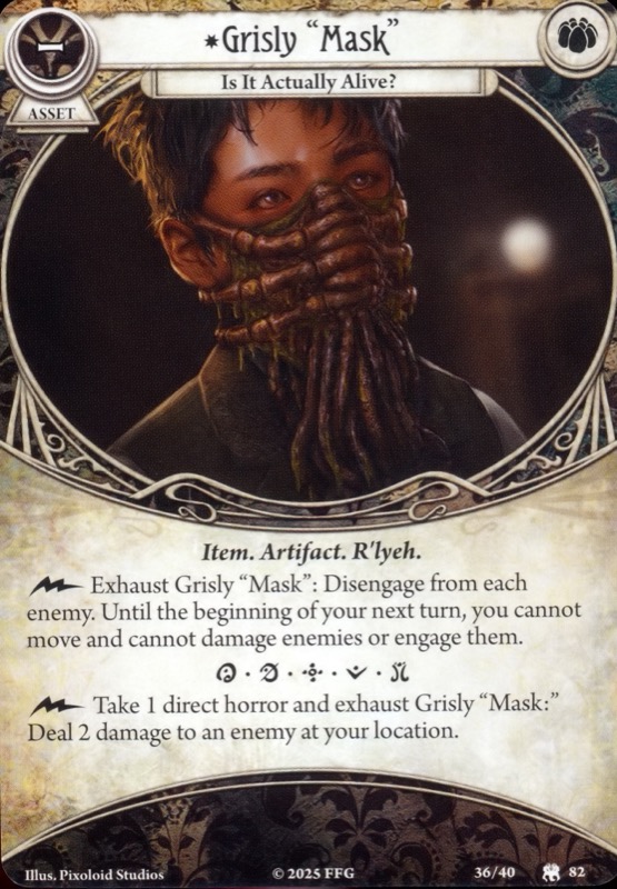 Przerażająca „maska”