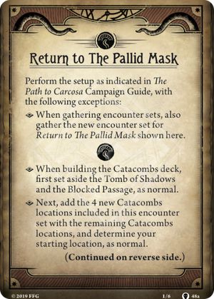 Return to The Pallid Mask