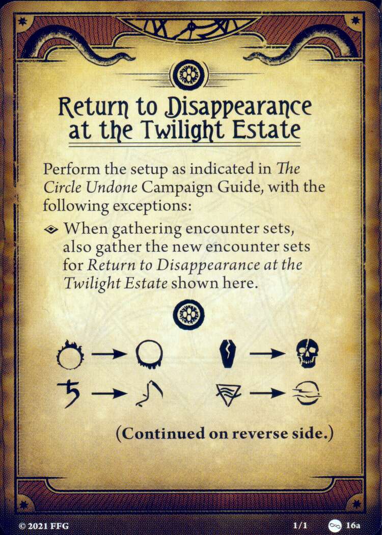 Return to Disappearance at the Twilight Estate